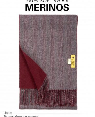 Шарф Унисекс F3-2HBs.W315_STR19A/BORD.G